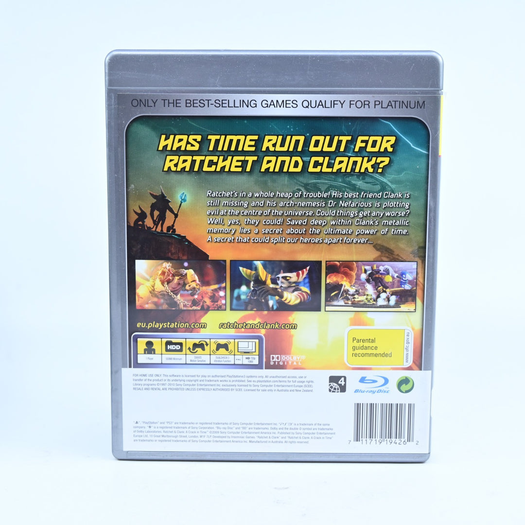 Ratchet & Clank: A Crack in Time - Sony Playstation 3 / PS3 Game - No Manual