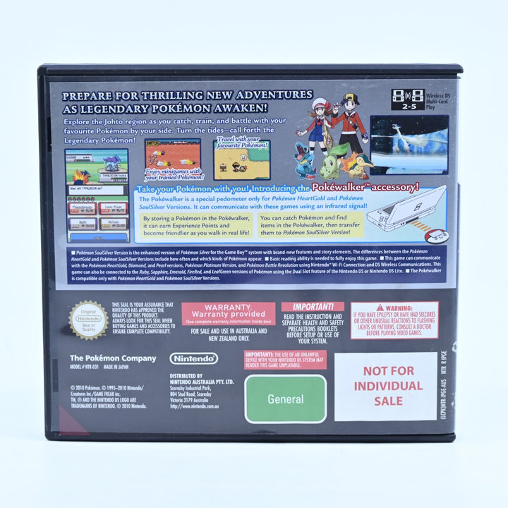 Pokemon SoulSilver - Nintendo DS Game - AUS PAL + No Manual - Soul Silver