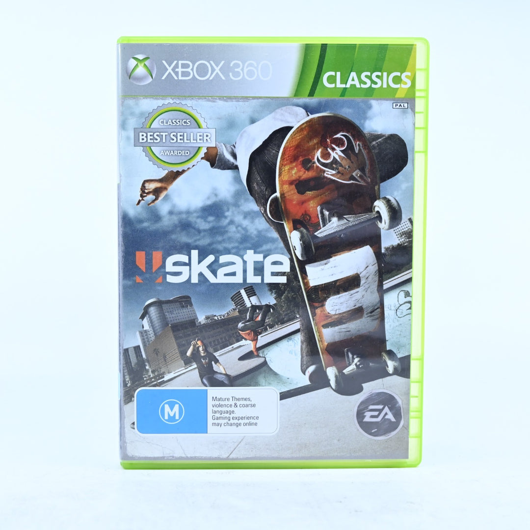 Skate 3 - Xbox 360 Game + Manual - PAL - MINT DISC!