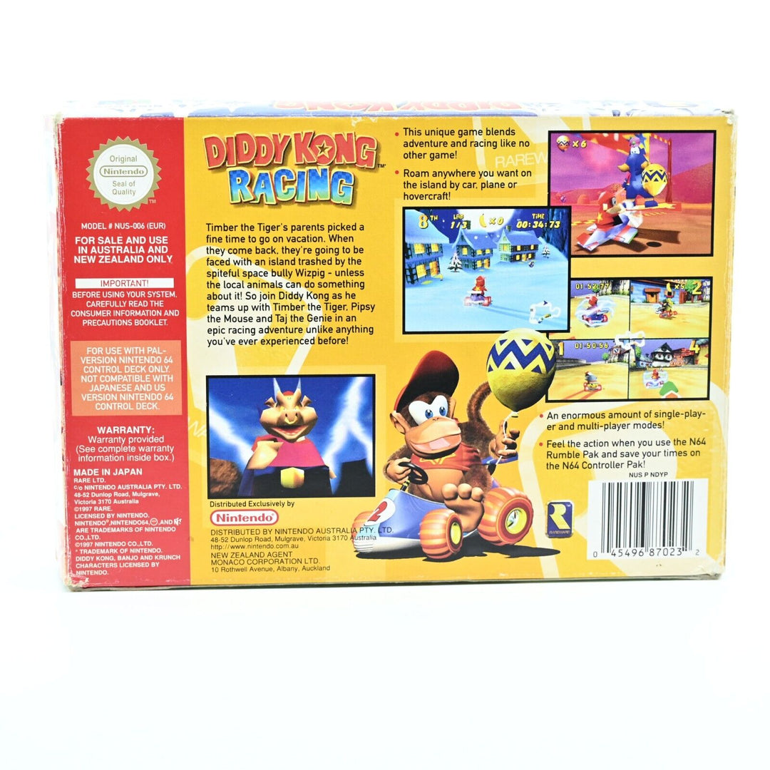 Diddy Kong Racing - N64 / Nintendo 64 Boxed Game - PAL - FREE POST!