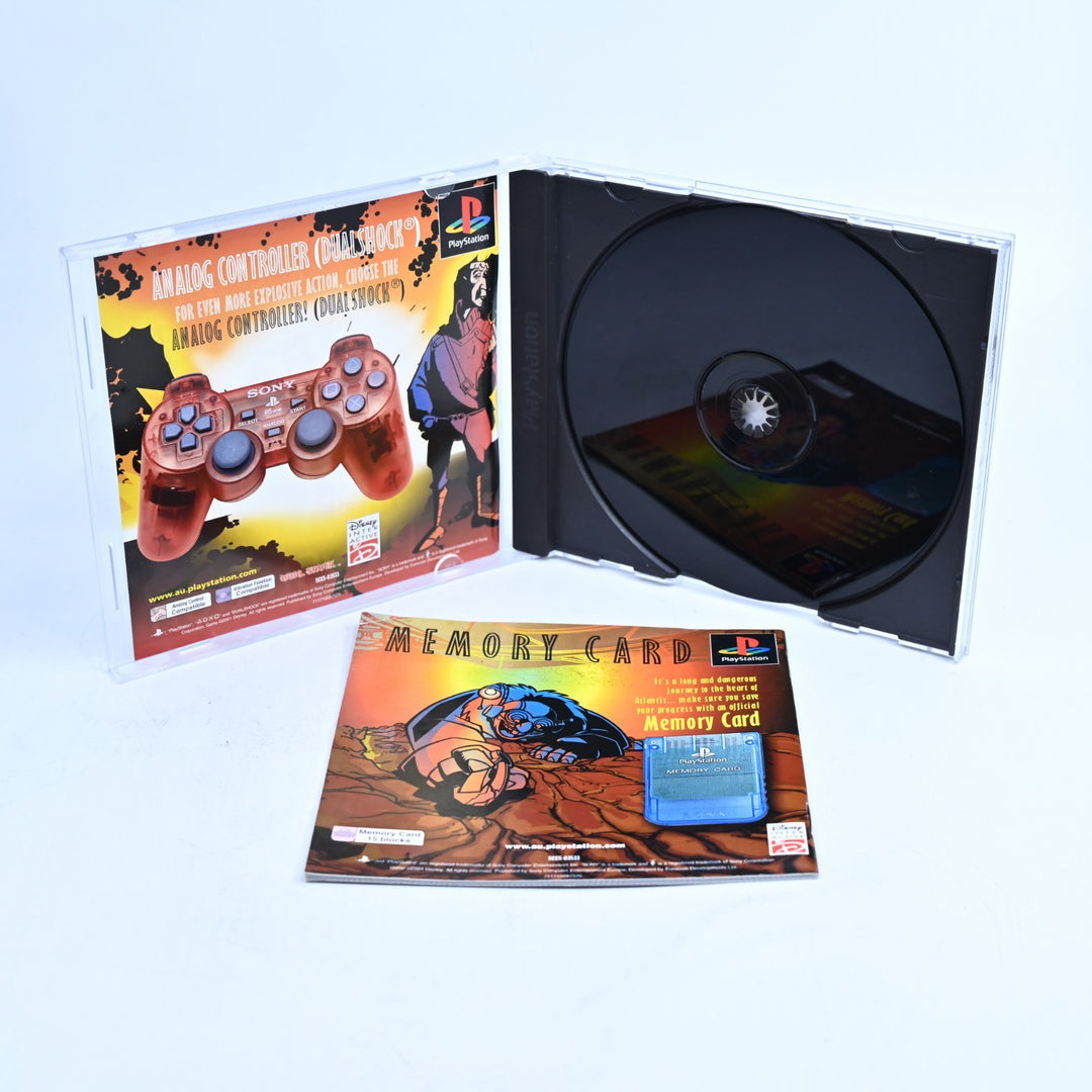 Disney's Atlantis: The Lost Empire - PS1 Game + Manual - PAL - MINT DISC!