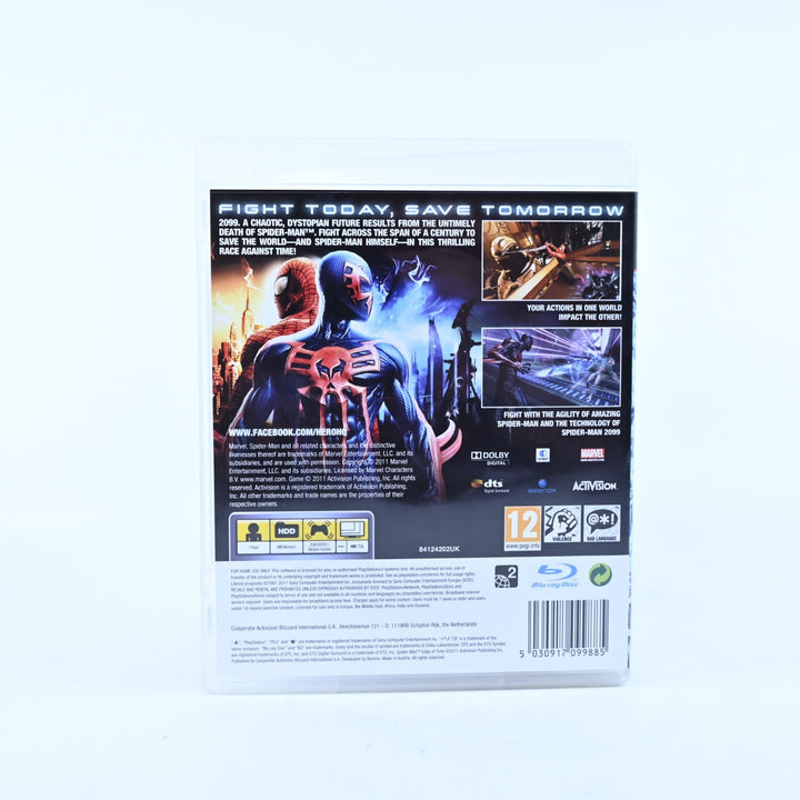 Spider-Man: Edge of Time - Sony Playstation 3 / PS3 Game + Manual - MINT DISC!