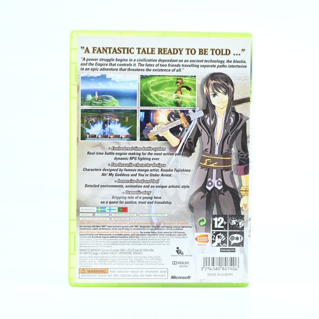 Tales of Vesperia - Xbox 360 Game + Manual - PAL - MINT DISC!