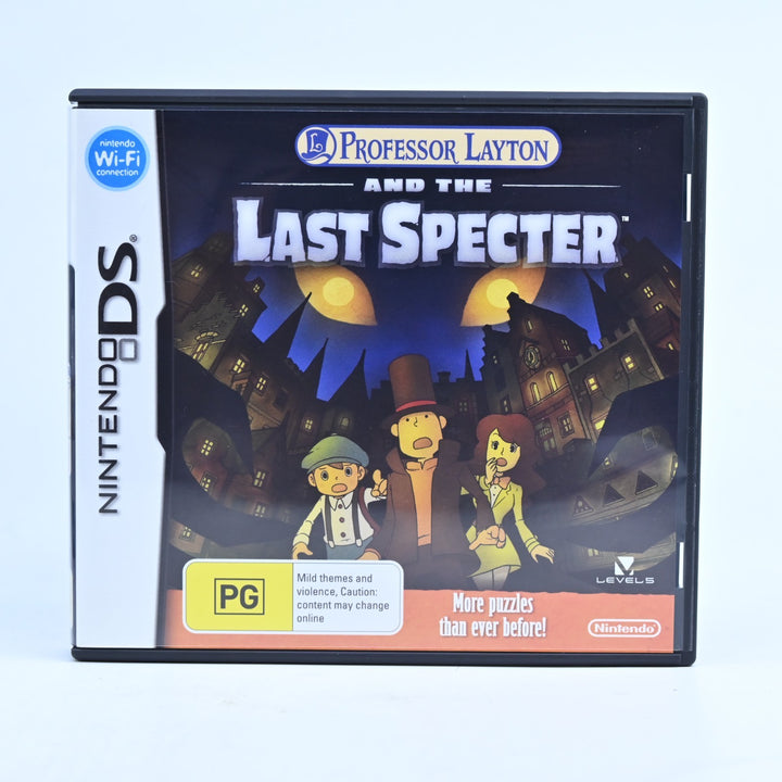 Professor Layton and the Last Specter - Nintendo DS Game - PAL + Manual