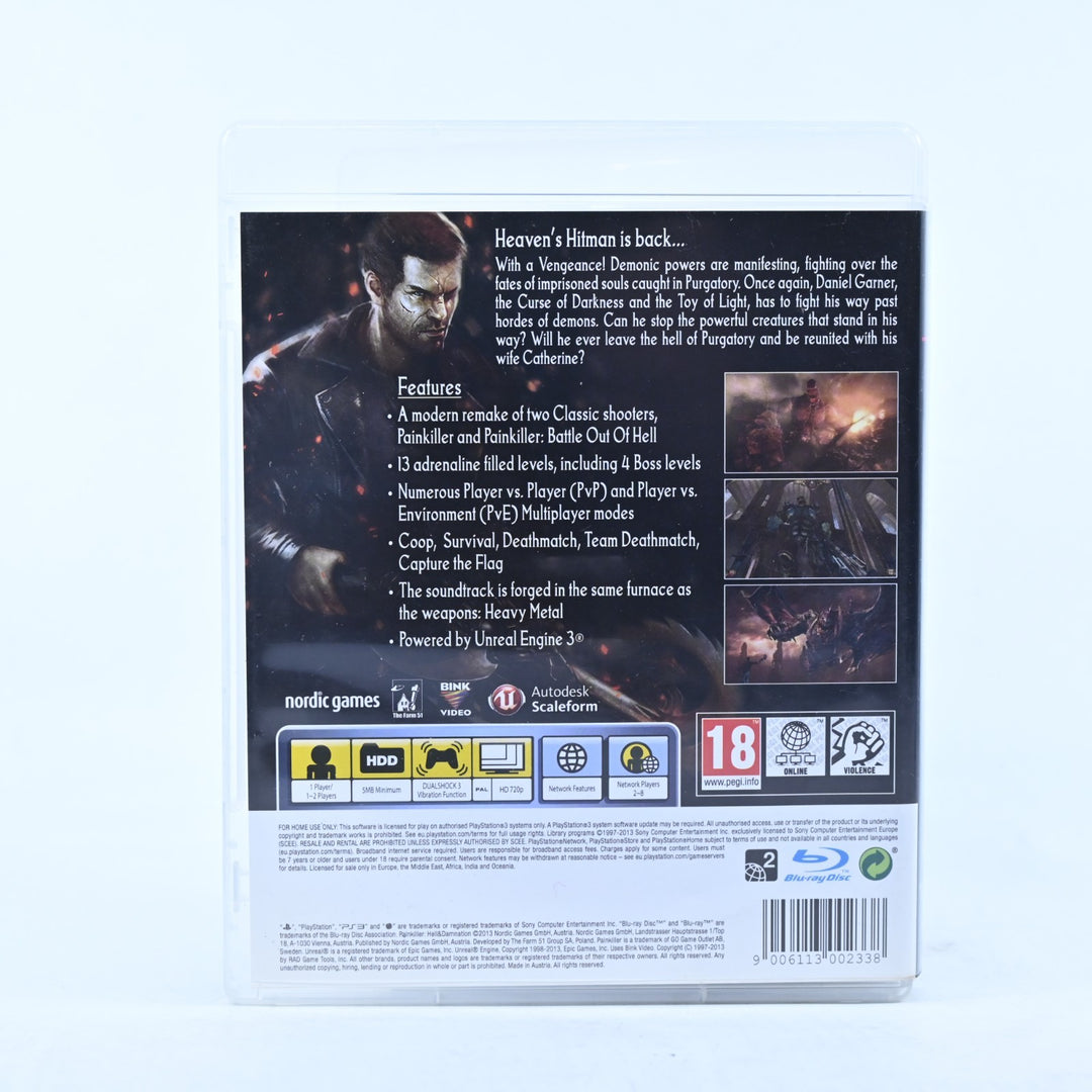 Painkiller: Hell & Damnation Uncut - Sony Playstation 3 / PS3 Game + Manual