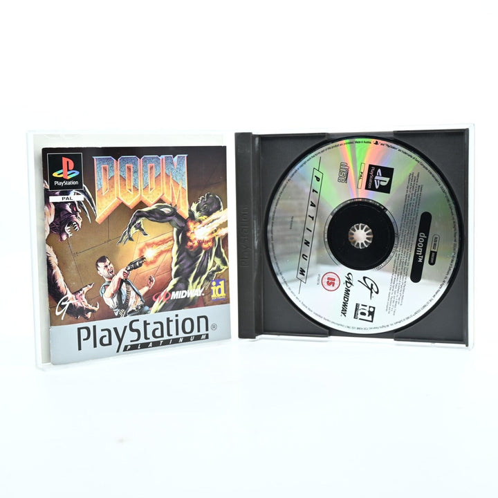 Doom + Manual - Sony Playstation 1 / PS1 Game - PAL - MINT DISC!