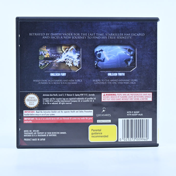 Star Wars: The Force Unleashed II - Nintendo DS Game - PAL + Manual - FREE POST!