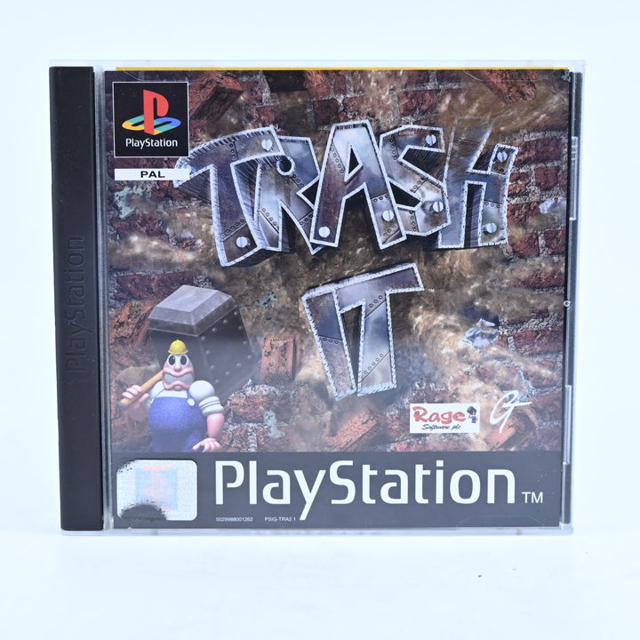 Trash It - Sony Playstation 1 / PS1 Game + Manual - PAL - MINT DISC!