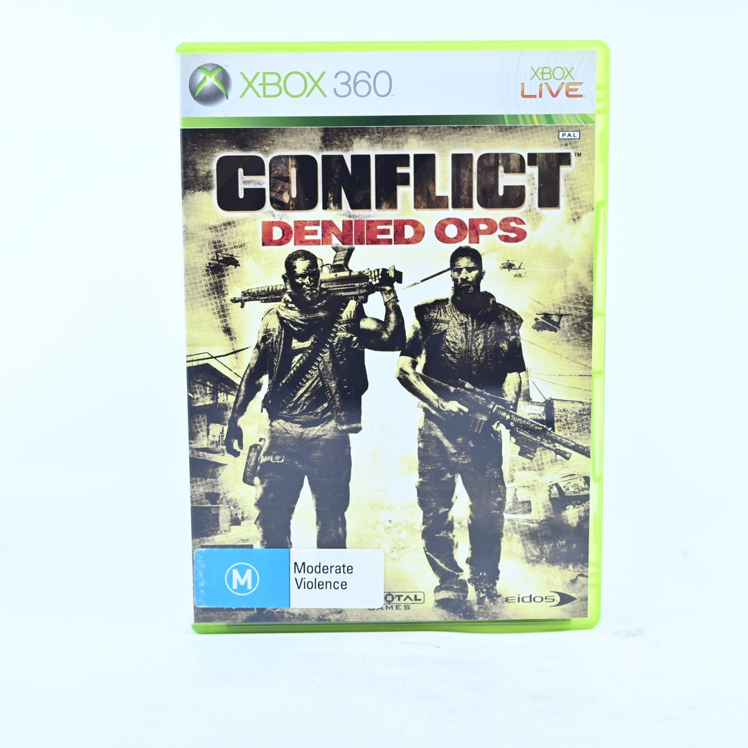 Conflict: Denied Ops - Xbox 360 Game + Manual - PAL - MINT DISC!