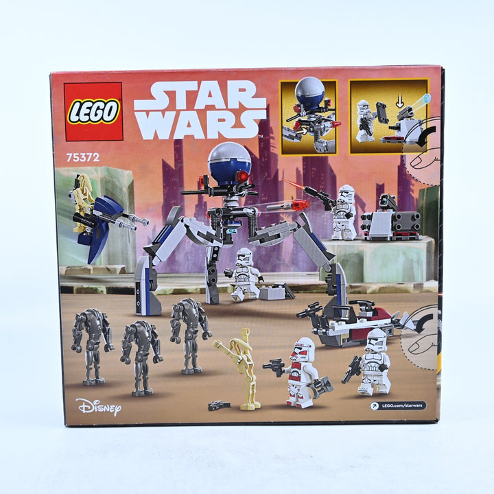 SEALED! LEGO 75372 Star Wars - Clone Trooper & Battle Droid Pack - Toy