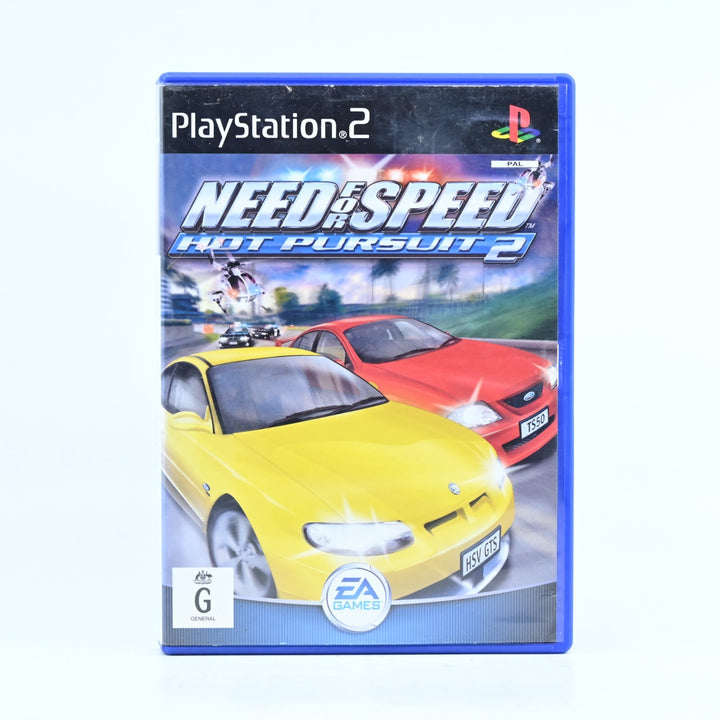 Need for Speed: Hot Pursuit 2 - Sony Playstation 2 / PS2 Game + Manual - PAL
