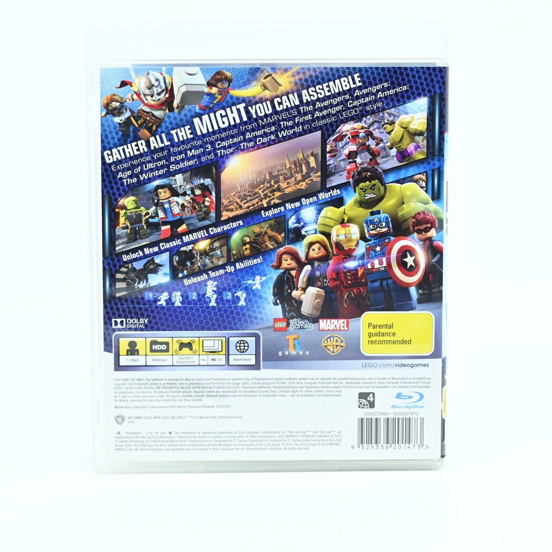 LEGO Marvel Avengers - Sony Playstation 3 / PS3 Game + Manual - FREE POST!