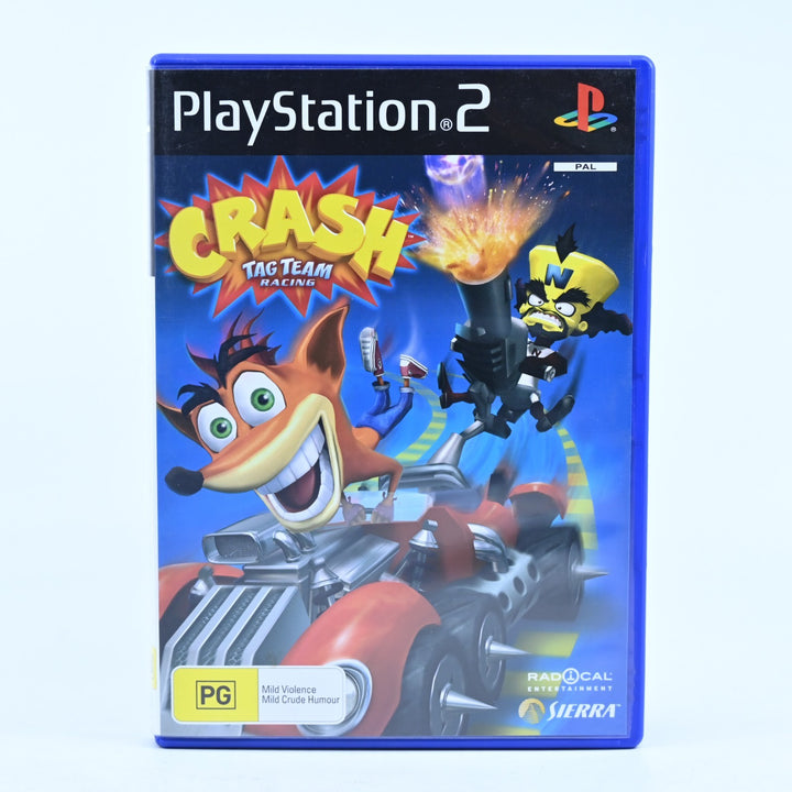 Crash Tag Team Racing - Sony Playstation 2 / PS2 Game + Manual - PAL
