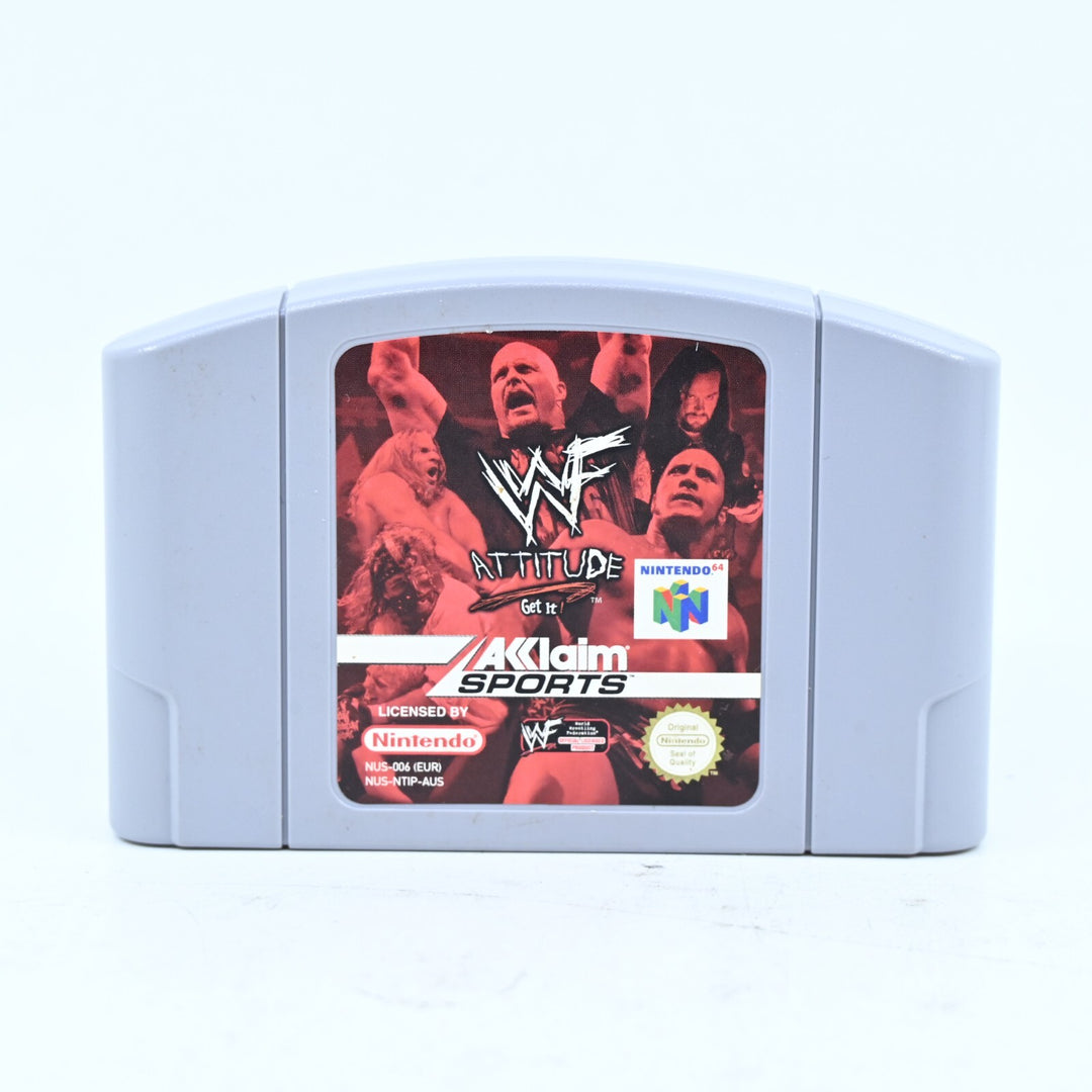 WWF Attitude - N64 / Nintendo 64 Boxed Game - PAL - FREE POST!