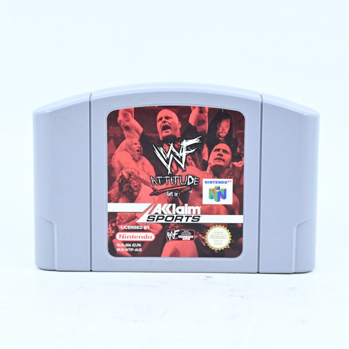 WWF Attitude - N64 / Nintendo 64 Boxed Game - PAL - FREE POST!