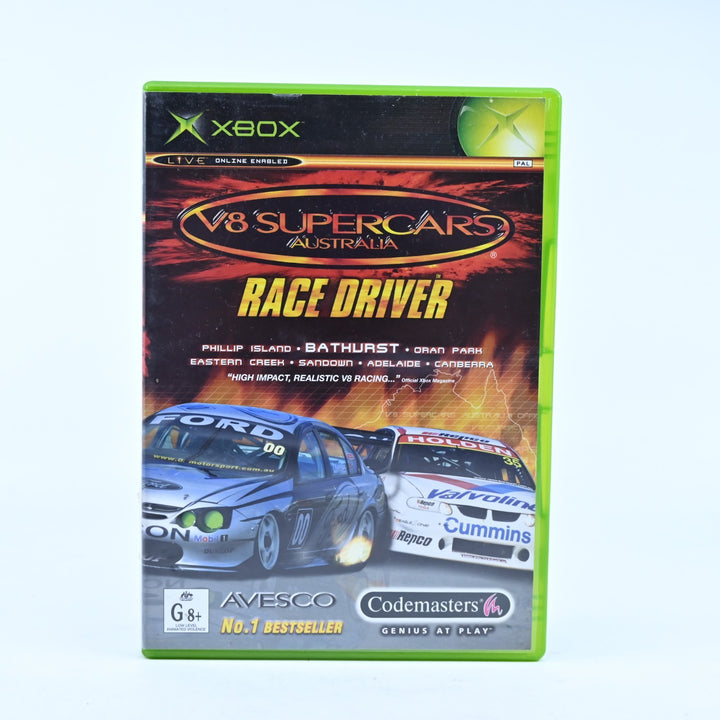 V8 Supercars Australia Race Driver - Original Xbox Game - No Manual - PAL