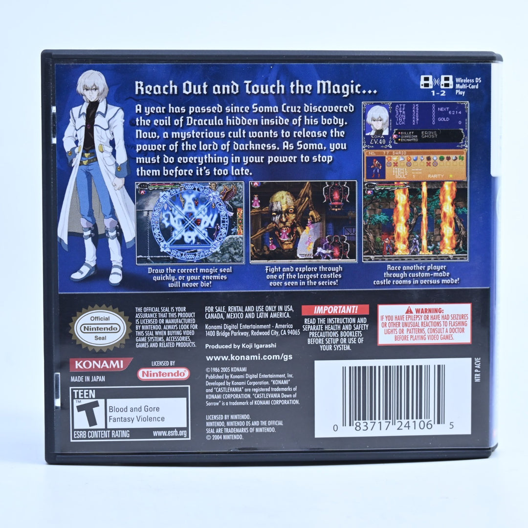 Castlevania: Dawn of Sorrow - Nintendo DS Game - PAL + Manual - FREE POST!