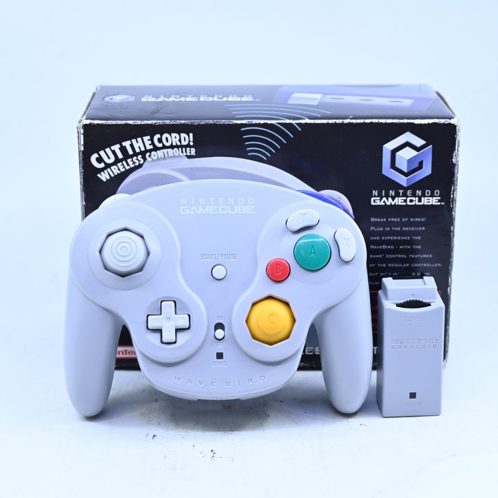 Boxed Wavebird Wireless Controller + Receiver - Nintendo Gamecube Accessory
