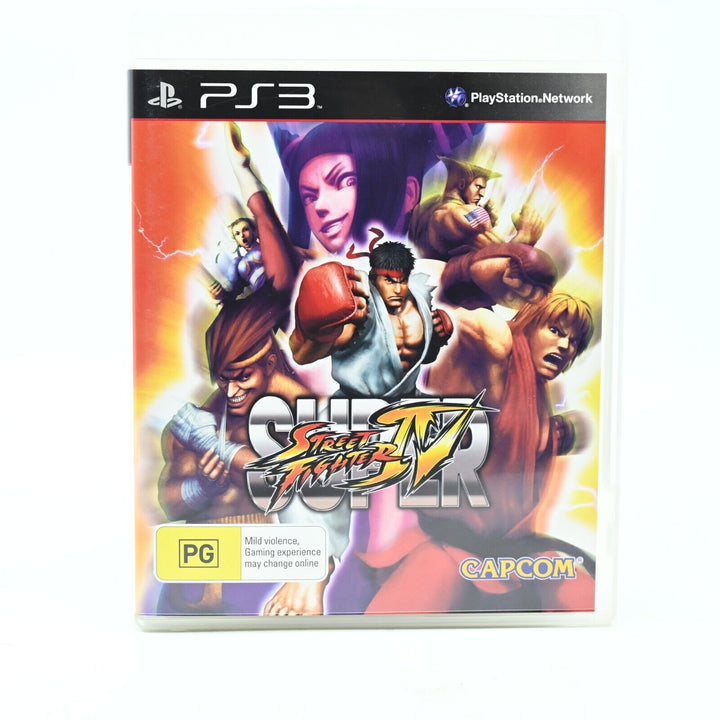 Super Street Fighter IV - Sony Playstation 3 / PS3 Game + Manual - FREE POST!