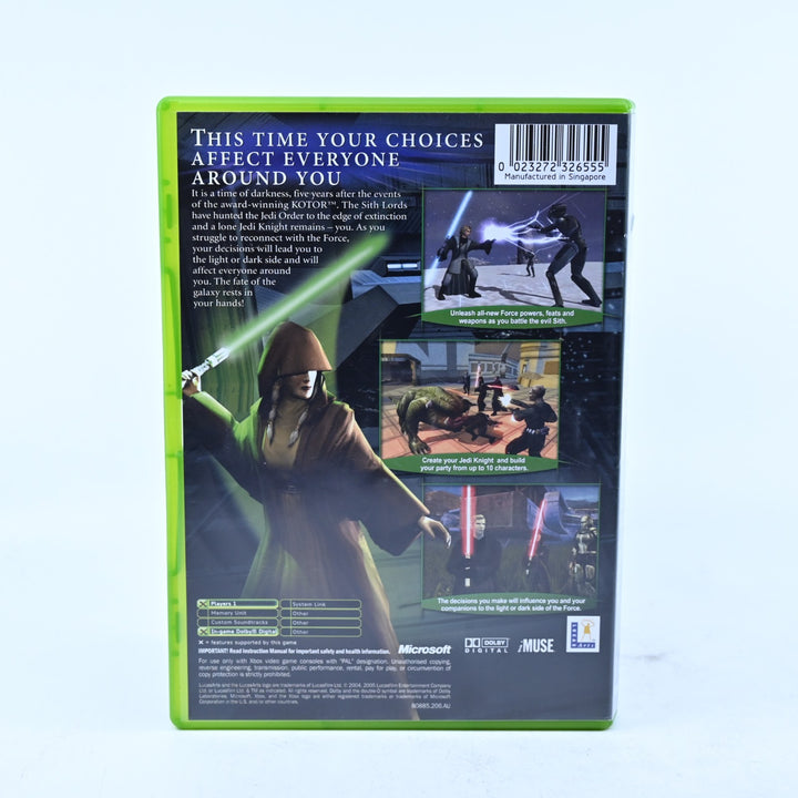 Star Wars: Knights of the Old Republic II - Original Xbox Game + Manual - PAL