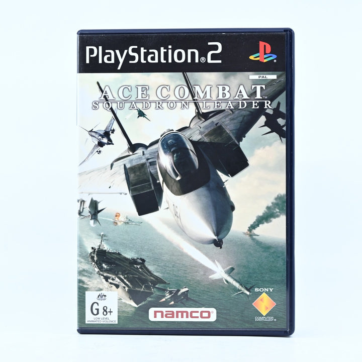 Ace Combat: Squadron Leader  - Sony Playstation 2 / PS2 Game + Manual - PAL