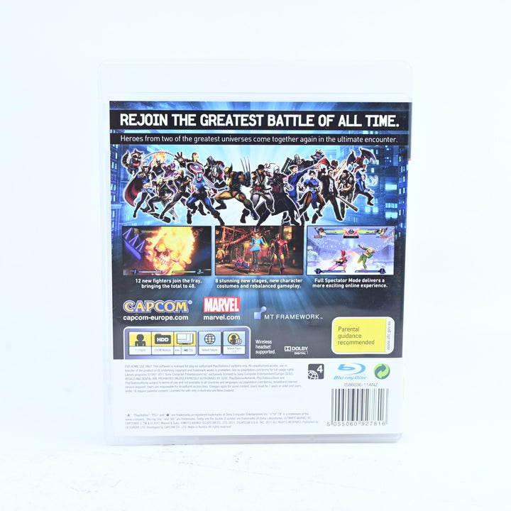 Ultimate Marvel VS. Capcom 3 - Sony Playstation 3 / PS3 Game + Manual
