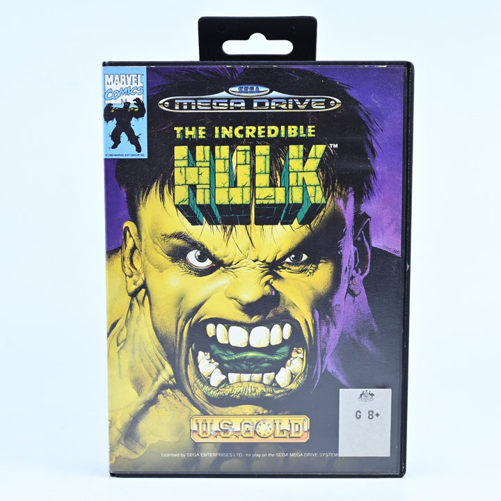 The Incredible Hulk - Sega Mega Drive Game + Manual - PAL - FREE POST!