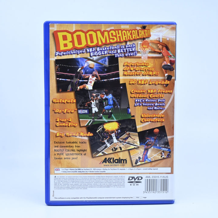 NBA Jam - Sony Playstation 2 / PS2 Game + Manual - PAL - MINT DISC!