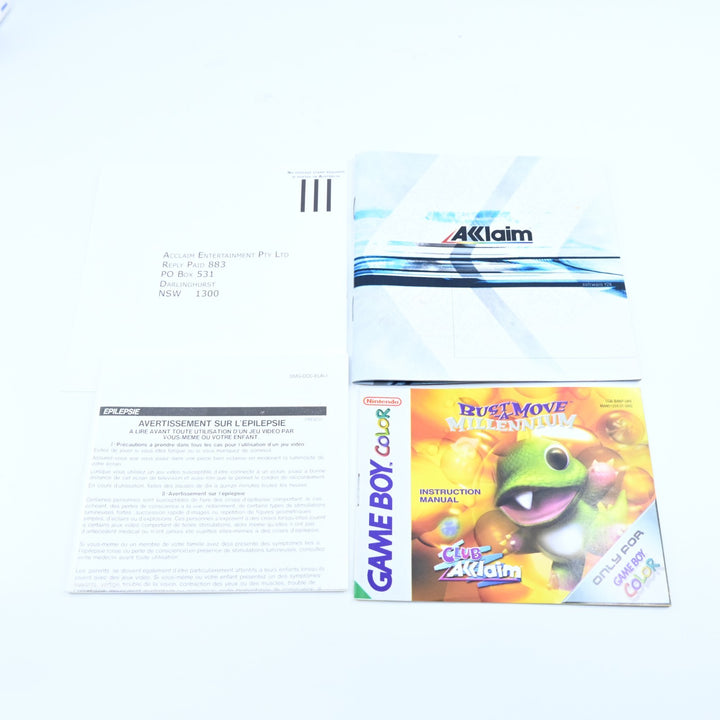 Bust-A-Move: Millennium - Nintendo Gameboy Color Boxed Game - PAL