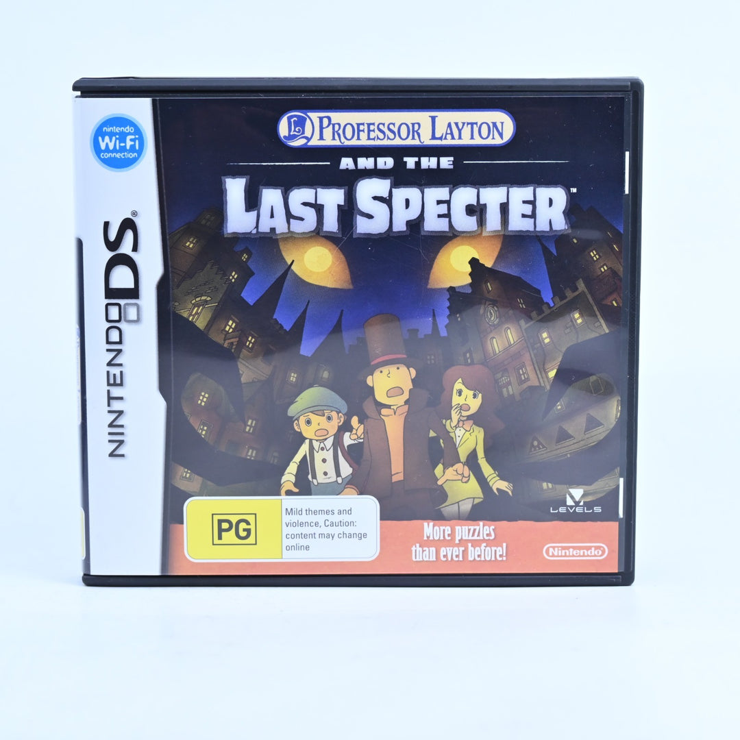 Professor Layton and the Last Specter - Nintendo DS Game - PAL + Manual