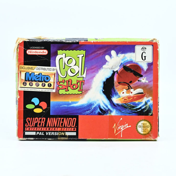 Cool Spot - Super Nintendo / SNES Boxed Game - No Manual - PAL - FREE POST!