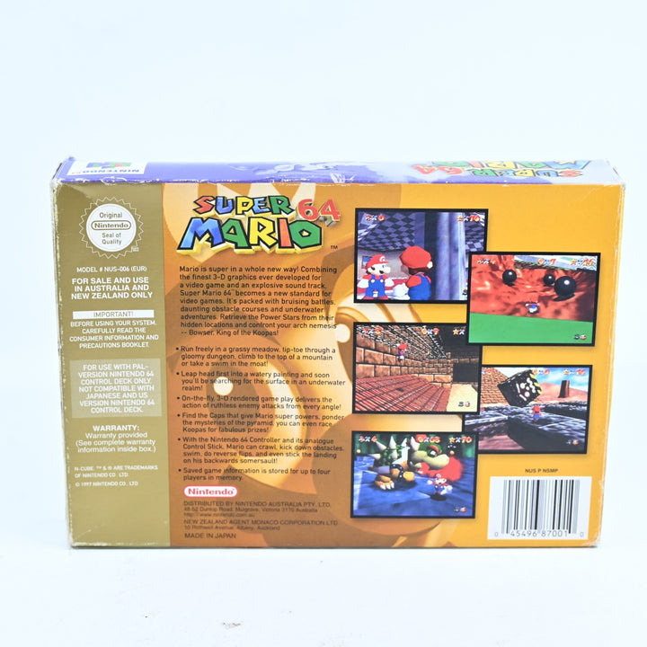 Super Mario 64 - N64 / Nintendo 64 Boxed Game - PAL - FREE POST!