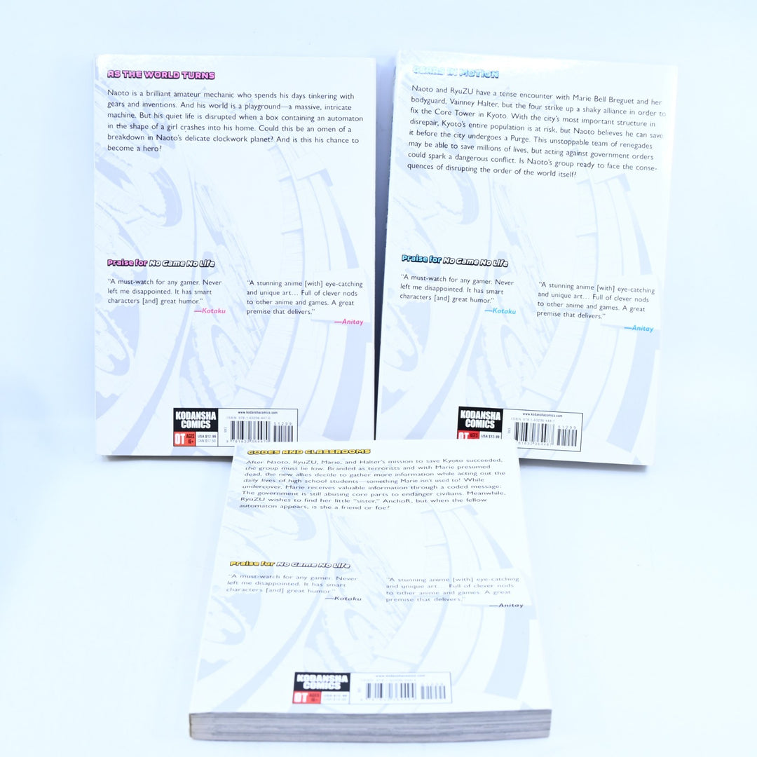 Clockwork Planet - Volumes 1-5 - Yuu Kamiya - Kodansha Comics - Manga