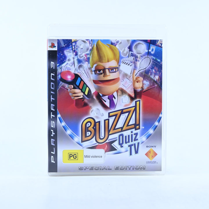 Buzz! Quiz TV Special Edition - Sony Playstation 3 / PS3 Game + Manual