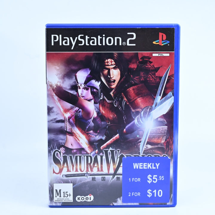 Samurai Warriors - Sony Playstation 2 / PS2 Game + Manual - PAL - MINT DISC!