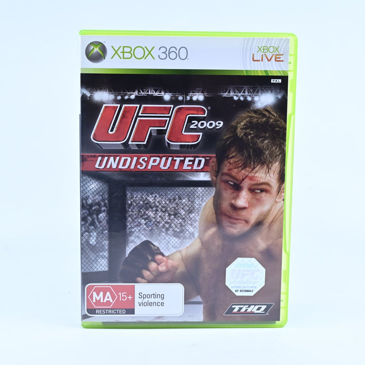 UFC 2009 Undisputed - Xbox 360 Game + Manual - PAL - FREE POST!