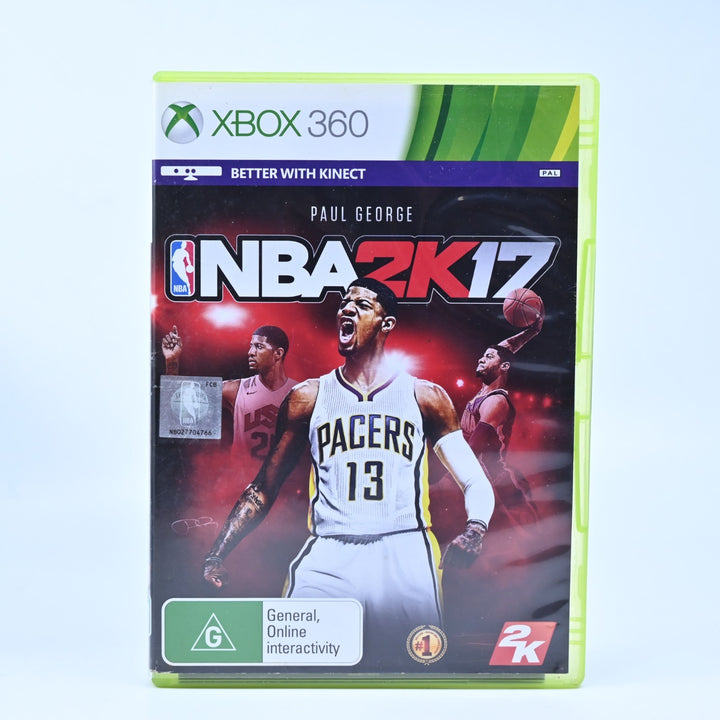 NBA 2K17 - Xbox 360 Game + Manual - PAL - MINT DISC!