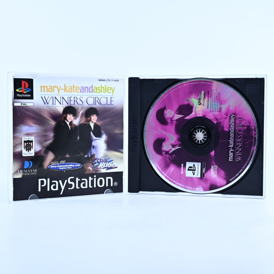 Mary-Kate and Ashley Winner's Circle - Sony Playstation 1 / PS1 Game + Manual