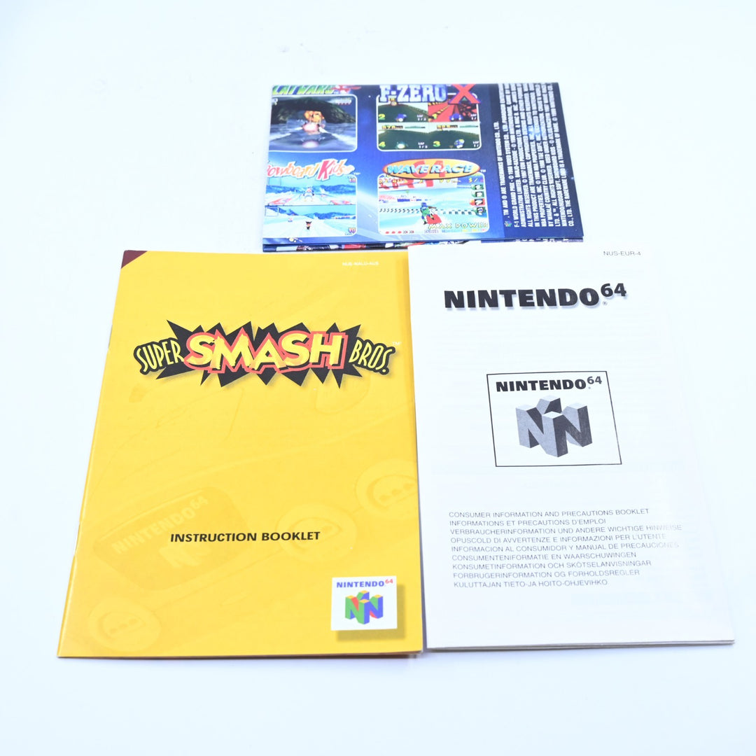 Super Smash Bros. - N64 / Nintendo 64 Boxed Game - PAL - FREE POST!