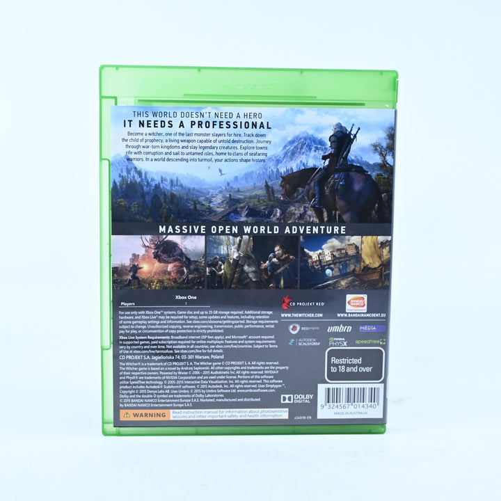 The Witcher III: Wild Hunt - Xbox One Game - PAL - FREE POST!
