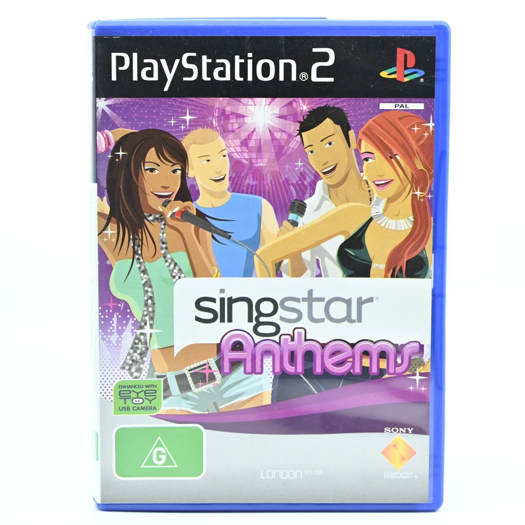 SingStar: Anthems - Sony Playstation 2 / PS2 Game - FREE POST!