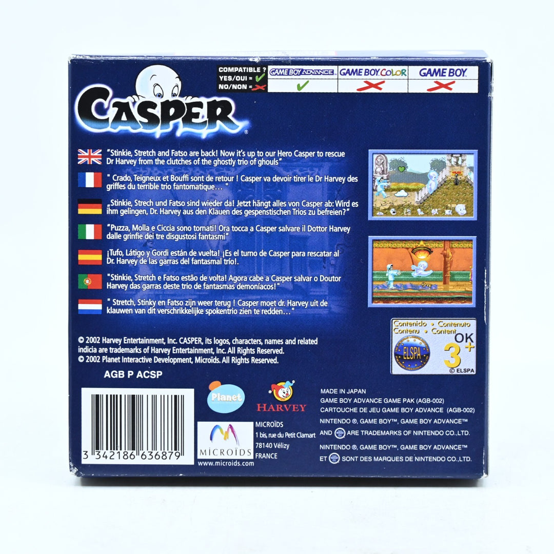 Casper - Nintendo Gameboy Advance / GBA Boxed Game - PAL - FREE POST!