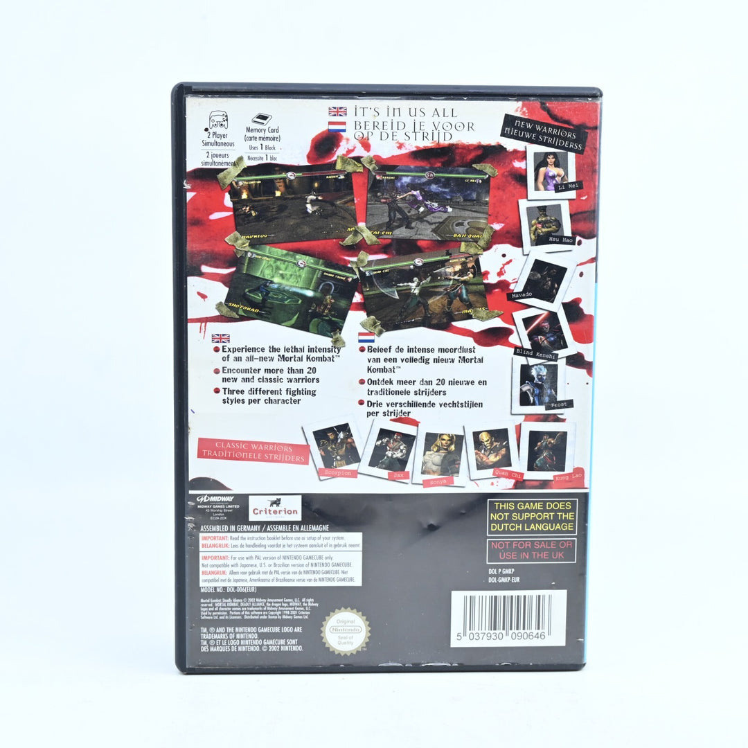 Mortal Kombat: Deadly Alliance - Nintendo Gamecube Game + Manual - PAL