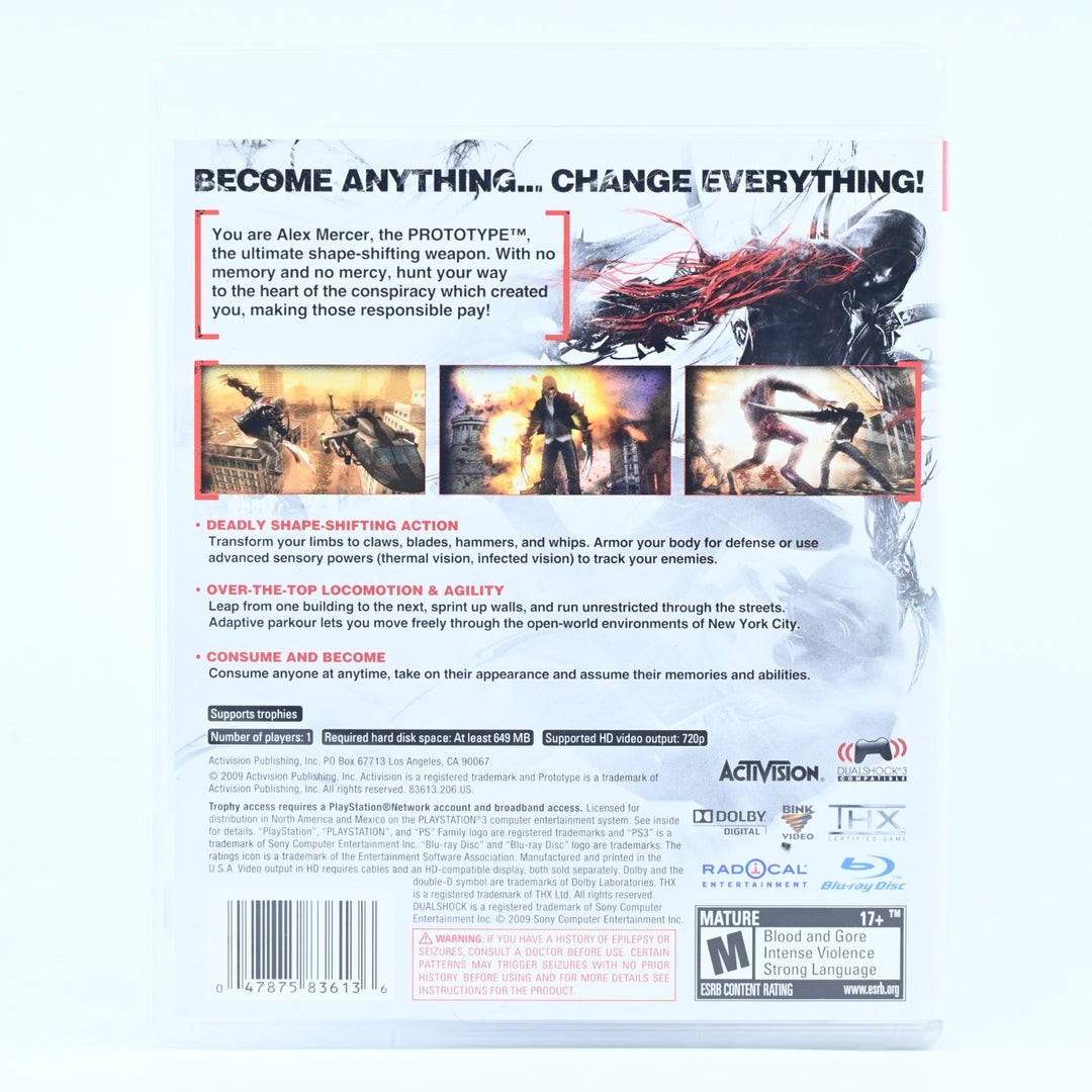 Prototype - Sony Playstation 3 / PS3 Game + Manual - FREE POST