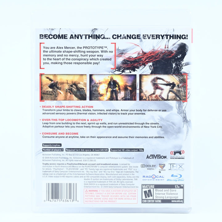Prototype - Sony Playstation 3 / PS3 Game + Manual - FREE POST