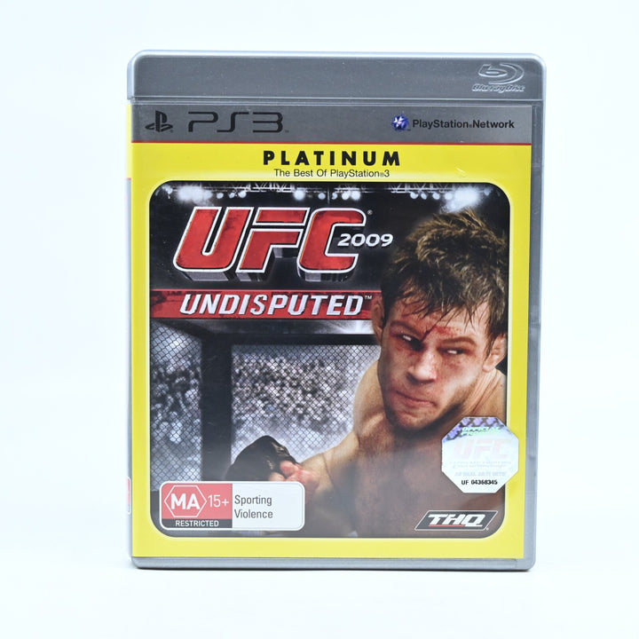 UFC 2009 Undisputed - Sony Playstation 3 / PS3 Game + Manual - MINT DISC!