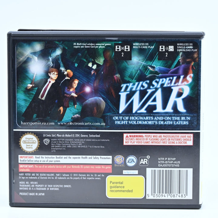 Harry Potter and the Deathly Hallows Part 1 - Nintendo DS Game - PAL + Manual