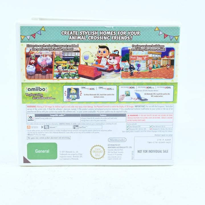 Animal Crossing: Happy Home Designer - Nintendo 3DS Game - PAL + Manual