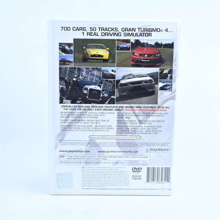 Gran Turismo 4 - Sony Playstation 2 / PS2 Game + Manual - PAL