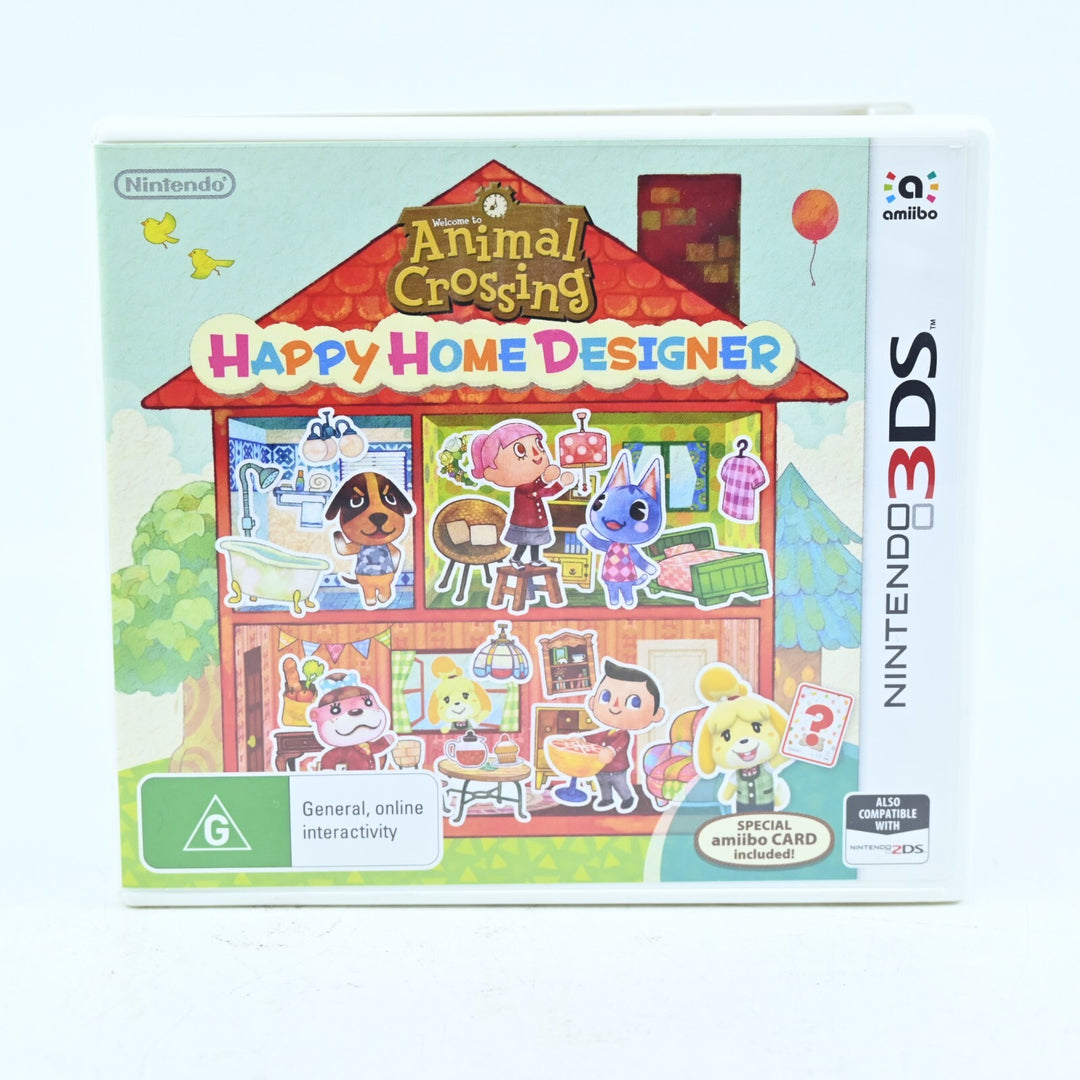 Animal Crossing: Happy Home Designer - Nintendo 3DS Game - PAL + Manual